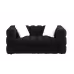62.2length ,35.83inch Deepth ,human Body Structure For USA People, Marshmallow Sofa,boucle Sofa ,BLACK Color, 2 Seater 62.2length ,35.83inch Deepth ,human Body Structure For USA People, Marshmallow Sofa,boucle Sofa ,BLACK Color, 2 Seater