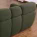 87.4 Length ,35.83inch Deepth ,human Body Structure For USA People, Marshmallow Sofa,boucle Sofa ,3 Seater, OLIVE GREEN BOUCLE