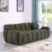 87.4 Length ,35.83inch Deepth ,human Body Structure For USA People, Marshmallow Sofa,boucle Sofa ,3 Seater, OLIVE GREEN BOUCLE