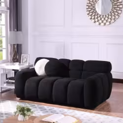 64.96 Length ,35.83inch Deepth ,human Body Structure For USA People, Marshmallow Sofa,boucle Sofa ,2 Seater, BEIGE BOUCLE 64.96 Length ,35.83inch Deepth ,human Body Structure For USA People, Marshmallow Sofa,boucle Sofa ,2 Seater, BEIGE BOUCLE