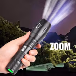 Portable Mini Flashlight LED ZOOM Torch Hunting Zoomable Flashlight Torch Light Portable Mini Flashlight LED ZOOM Torch Hunting Zoomable Flashlight Torch Light