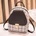 Ladies Check Lock Small Backpack One Shoulder Diagonal Handbag Coin Purse Ladies Check Lock Small Backpack One Shoulder Diagonal Handbag Coin Purse