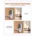 Mechanical Keyless Entry Door Lock, 14 Key Mechanical Door Lock With Keys, Mechanical Keypad Door Lock With Handle, Stainless Steel Waterproof Keyless Gate Lock, For Home Office Outdoor Garage