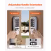Mechanical Keyless Entry Door Lock, 14 Key Mechanical Door Lock With Keys, Mechanical Keypad Door Lock With Handle, Stainless Steel Waterproof Keyless Gate Lock, For Home Office Outdoor Garage