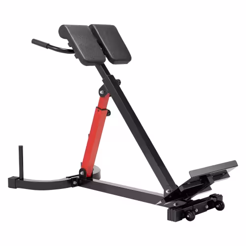 Roman Chair Hyperextension Bench, 350 Lbs Adjustable Extension Machine, Multi-Function Exercise Equipment For Glute, Hamstring, Lower Back, And Ab Workout, Fitness Weight Bench For Home Gym