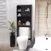 Modern Over The Toilet Space Saver Organization Wood Storage Cabinet For Home, Bathroom - Espresso Modern Over The Toilet Space Saver Organization Wood Storage Cabinet For Home, Bathroom - Espresso