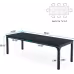 Dual Person Office Table,Computer Desk, Rectangle Executive Desk