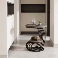 2 Tiers Couch Table,Round Side Table,End Table 2 Tiers Couch Table,Round Side Table,End Table