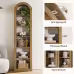 Open Bookcase,Arched Display Shelf Open Bookcase,Arched Display Shelf
