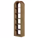 Open Bookcase,Arched Display Shelf Open Bookcase,Arched Display Shelf
