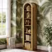 Open Bookcase,Arched Display Shelf Open Bookcase,Arched Display Shelf