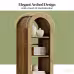 Open Bookcase,Arched Display Shelf Open Bookcase,Arched Display Shelf