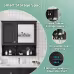 30 Inch Mirror Medicine Cabinet With Open Shelves, Wall Mounted Home Storage With Doors & Mirror, Adjustable Shelf, Bathroom Storage Cabinet Over Toilet