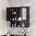 30 Inch Mirror Medicine Cabinet With Open Shelves, Wall Mounted Home Storage With Doors & Mirror, Adjustable Shelf, Bathroom Storage Cabinet Over Toilet