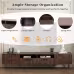 Mid Century TV Stand With 2 Drawers, Media Console Table For TVs Up To 85'', Entertainment Center With Storage For Living Room, Bedroom, Home Theatre Mid Century TV Stand With 2 Drawers, Media Console Table For TVs Up To 85'', Entertainment Center With Storage For Living Room, Bedroom, Home Theatre