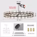 L005030-D48-P48B W1340P31077948 Inches Luxury Chandeliers Crystal Living Room Decorative Lights Simple Modern Dining Room LED Lighting,for Home Decor Bulbs Included Black L005030-D48-P48B W1340P31077948 Inches Luxury Chandeliers Crystal Living Room Decorative Lights Simple Modern Dining Room LED Lighting,for Home Decor Bulbs Included Black