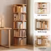 5 Tier Rotating Bookshelf, 360 Display Round Spinning Bookshelf, Space-Saving, Small Space Rotating Bookshelf Tower For Bedroom, Living Room, Home, Office, Wood Color 5 Tier Rotating Bookshelf, 360 Display Round Spinning Bookshelf, Space-Saving, Small Space Rotating Bookshelf Tower For Bedroom, Living Room, Home, Office, Wood Color