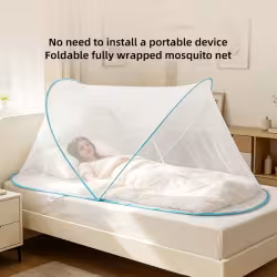 Full-Coverage, No-Installation, Easy-to-Use Mosquito Net For Student Dorm Rooms And Home Bedrooms Full-Coverage, No-Installation, Easy-to-Use Mosquito Net For Student Dorm Rooms And Home Bedrooms