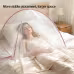 Installation Free Folding Mosquito Net For Home And Student Dormitorie Face-Covering Fine Mesh Mosquito Net Installation Free Folding Mosquito Net For Home And Student Dormitorie Face-Covering Fine Mesh Mosquito Net