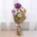 Handmade Crochet Flower Bouquet With Newspaper For Birthday,wedding,party Gift