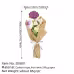 Handmade Crochet Flower Bouquet With Newspaper For Birthday,wedding,party Gift