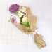 Handmade Crochet Flower Bouquet With Newspaper For Birthday,wedding,party Gift Handmade Crochet Flower Bouquet With Newspaper For Birthday,wedding,party Gift