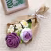 Handmade Crochet Flower Bouquet With Newspaper For Birthday,wedding,party Gift