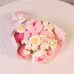 Handmade Crochet Pink Mixed Flower Bouquet, Knitted Yarn Everlasting Artificial Flowers, Pink Wrapped Floral Gift For Birthday, Mother's Day, Anniversary, Wedding & Home Table Decoration Handmade Crochet Pink Mixed Flower Bouquet, Knitted Yarn Everlasting Artificial Flowers, Pink Wrapped Floral Gift For Birthday, Mother's Day, Anniversary, Wedding & Home Table Decoration