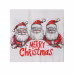 Christmas Party Square Napkins Hotel Holiday Thickeneded Food Grade Paper Towels Household Disposable Napkins