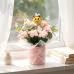 Handmade Crochet Flower Bouquet, Cute Little Bee Dolls Paired With Colorful Blossoms, Soft Yarn Everlasting Crochet Bouquet, Indoor Home Tabletop Decorative Ornament Handmade Crochet Flower Bouquet, Cute Little Bee Dolls Paired With Colorful Blossoms, Soft Yarn Everlasting Crochet Bouquet, Indoor Home Tabletop Decorative Ornament