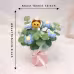 Handmade Crochet Flower Bouquet, Cute Little Bee Dolls Paired With Colorful Blossoms, Soft Yarn Everlasting Crochet Bouquet, Indoor Home Tabletop Decorative Ornament Handmade Crochet Flower Bouquet, Cute Little Bee Dolls Paired With Colorful Blossoms, Soft Yarn Everlasting Crochet Bouquet, Indoor Home Tabletop Decorative Ornament