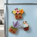Handmade Crochet Potted Plant Fridge Magnet Three Piece Set With Ladybug Accessories Cute Doll Flower Soft Yarn Everlasting Crochet Decor Indoor Home Magnetic Decoration Ornament Handmade Crochet Potted Plant Fridge Magnet Three Piece Set With Ladybug Accessories Cute Doll Flower Soft Yarn Everlasting Crochet Decor Indoor Home Magnetic Decoration Ornament