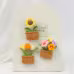 Handmade Crochet Square Flower Pot Blossom Three Piece Set With Sunflower Tulip Multicolored Flower Cluster Soft Yarn Everlasting Crochet Decor Indoor Home Magnetic Decoration Ornament Handmade Crochet Square Flower Pot Blossom Three Piece Set With Sunflower Tulip Multicolored Flower Cluster Soft Yarn Everlasting Crochet Decor Indoor Home Magnetic Decoration Ornament