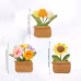 Handmade Crochet Square Flower Pot Blossom Three Piece Set With Sunflower Tulip Multicolored Flower Cluster Soft Yarn Everlasting Crochet Decor Indoor Home Magnetic Decoration Ornament Handmade Crochet Square Flower Pot Blossom Three Piece Set With Sunflower Tulip Multicolored Flower Cluster Soft Yarn Everlasting Crochet Decor Indoor Home Magnetic Decoration Ornament