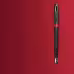 Red rhyme series silver black red writing pen
