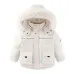 Windproof Waterproof Boys And Girls Big Fur Collar Ski Cotton-padded Overalls Suit Windproof Waterproof Boys And Girls Big Fur Collar Ski Cotton-padded Overalls Suit