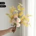 Home Decoration Essential Eucalyptus Leaves Chrysanthemum Bouquet Multi-color Optional Artificial Flower