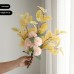Home Decoration Essential Eucalyptus Leaves Chrysanthemum Bouquet Multi-color Optional Artificial Flower Home Decoration Essential Eucalyptus Leaves Chrysanthemum Bouquet Multi-color Optional Artificial Flower