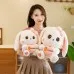 Cute Heart-hugging Radish Rabbit Plush Toy Lop-eared Rabbit Doll