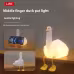 Amazon Cross-border Creative Gift Middle Finger Duck Small Night Lamp Rechargeable Dimming Vinyl Little Duck Night Light