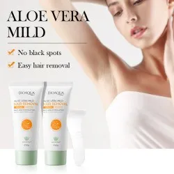 Aloe Vera Mild Depilatory Cream Non-irritating Fast Hair Removal Aloe Vera Mild Depilatory Cream Non-irritating Fast Hair Removal