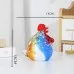 Creative Colorful Glass Rooster Decoration Glass Chicken Desk TV Cabinet Hallway Home Desktop Decorative Crafts Creative Colorful Glass Rooster Decoration Glass Chicken Desk TV Cabinet Hallway Home Desktop Decorative Crafts