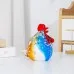 Creative Colorful Glass Rooster Decoration Glass Chicken Desk TV Cabinet Hallway Home Desktop Decorative Crafts Creative Colorful Glass Rooster Decoration Glass Chicken Desk TV Cabinet Hallway Home Desktop Decorative Crafts