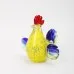 Creative Colorful Glass Rooster Decoration Glass Chicken Desk TV Cabinet Hallway Home Desktop Decorative Crafts Creative Colorful Glass Rooster Decoration Glass Chicken Desk TV Cabinet Hallway Home Desktop Decorative Crafts