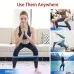 TPE Gradient Blue Yoga Squat Hip Resistance Band