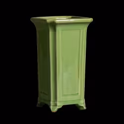 Four Square Tall Chinese Style Retro Floating Branch Landscape Flowerpot Four Square Tall Chinese Style Retro Floating Branch Landscape Flowerpot