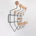 Kindergarten Iron Coat Rack With Solid Wood Ball Kindergarten Iron Coat Rack With Solid Wood Ball