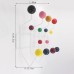 Kindergarten Iron Coat Rack With Solid Wood Ball Kindergarten Iron Coat Rack With Solid Wood Ball