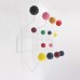 Kindergarten Iron Coat Rack With Solid Wood Ball Kindergarten Iron Coat Rack With Solid Wood Ball