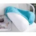 Solid Color Cotton And Linen Pillow Cylindrical Lumbar Support Pillow